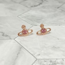 Vivienne Westwood Earrings Nano Pink Gold drawstring