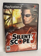 Konami Silent Scope 3 Complete Manual Sony PlayStation 2 Shooter M Rated 2002