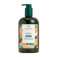 Satsuma Shower Gel 25.3 Fl Oz Vegan Skin Cleaning Agent for All Skin Types