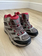Merrell Moab 3 Mid MK265701 Hiking Boots Kids Size 11W Boulder Red Waterproof