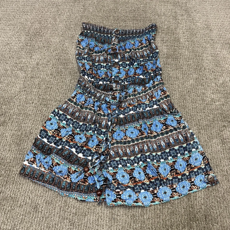 Romper feminino Nana multicolorido sem alças tamanho grande - Imagem 4 de 4