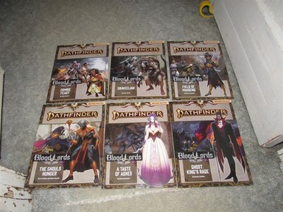 Pathfinder: Second Edition: Adventure Path 181-186: Blood Lords: All 6 Volumes