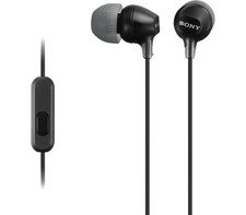Sony MDR-EX14AP Wired In-ear Sports Headphones with Microphone Black