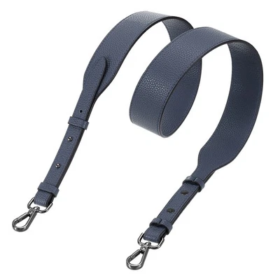 Sangle réglable simili cuir 45,3" pour sac crossbody bleu foncé/noir - Photo 1/4