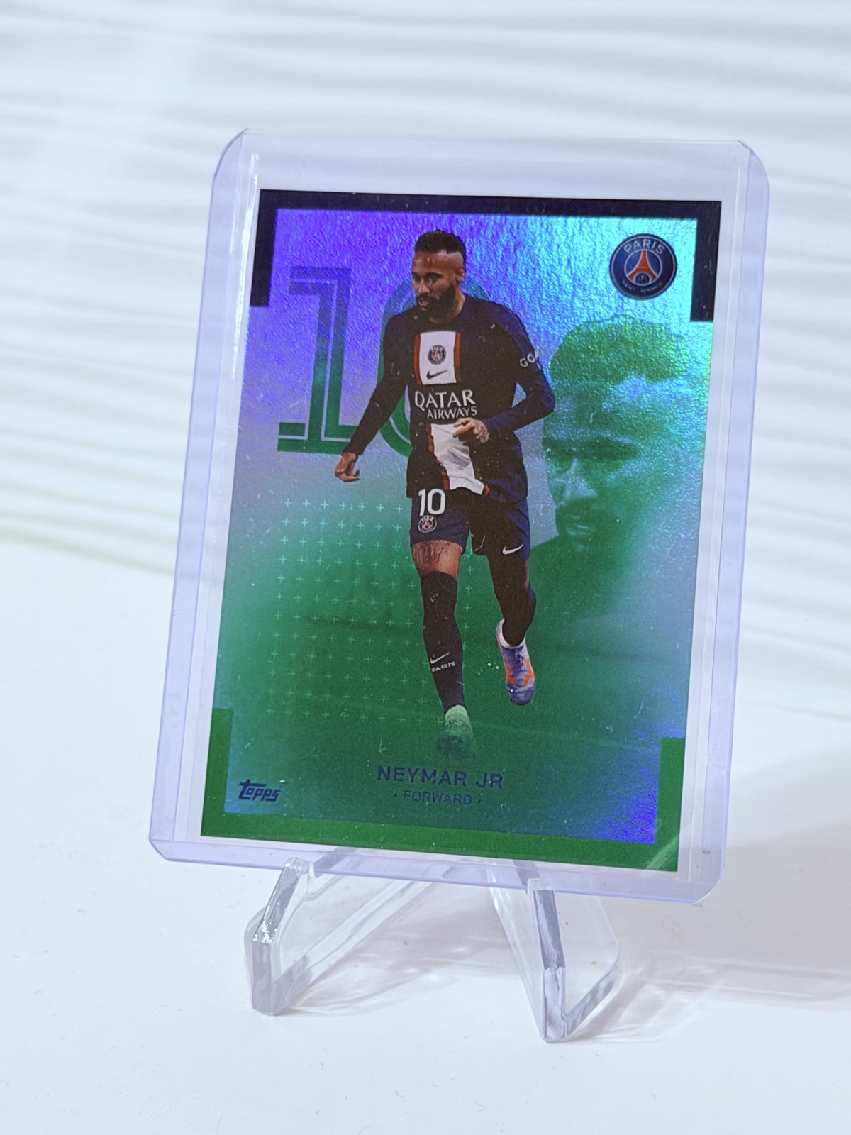 2022-23 Topps PSG Team Set - Neymar Jr #14 Green /250 Brazil