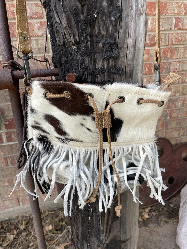 Myra Bag Women's Crossbody Cowhide With Fringe - Image 3 of 4