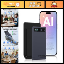 Smart Voice Recorder with AI Transcription, 64GB Memory, Playback App Control