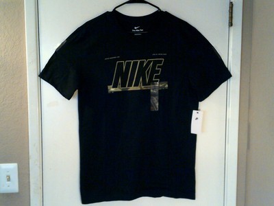 black nike camo shirt