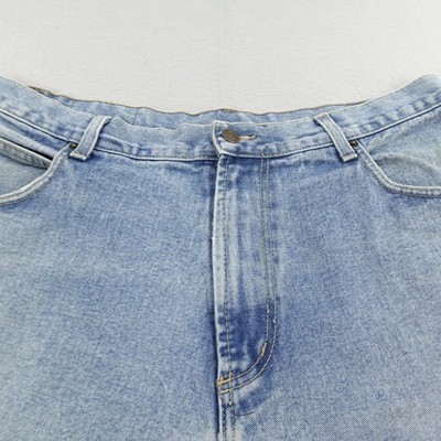 Vintage Solo Shorts Mens 38 Blue Denim Jean Jorts Baggy Faded 90s