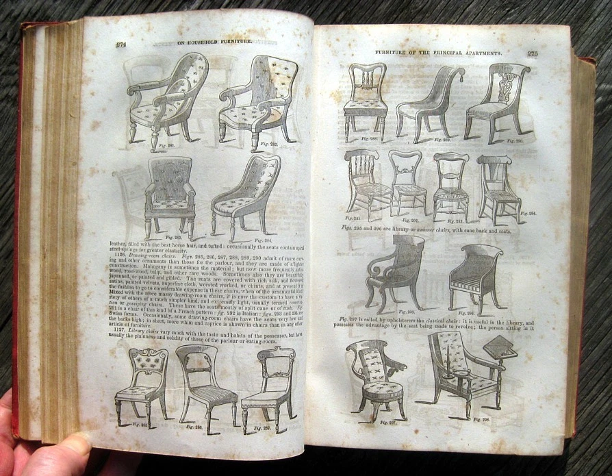 1857 ANTIQUE COOKBOOK VICTORIAN DECOR HOME FURNISHINGS LAMPS CARRIAGES WINE BREW - Image 4 of 4