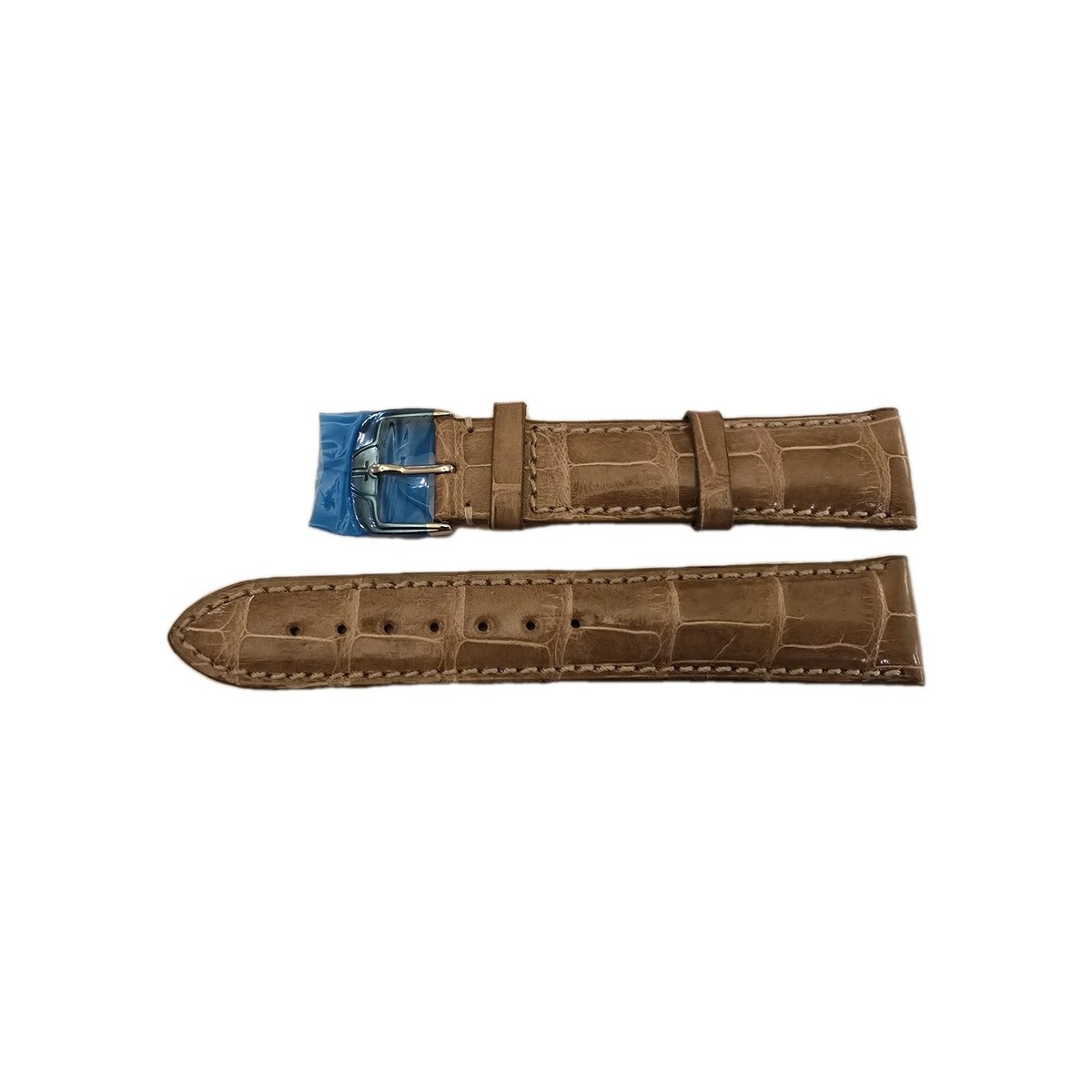 【メル11883③】 Jacques Lemans Genuine Alligator Watch Strap Band Taupe 21mm | eBay