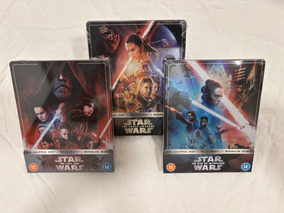 Star Wars Episode VII-IX - Steelbook 4K - Zavvi - OVP