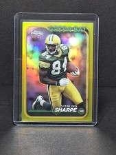 2024 Topps Chrome Yellow Refractor #73 Sterling Sharpe 28/75