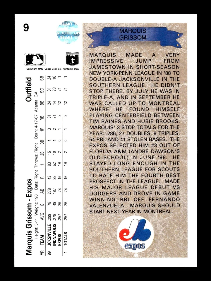 X20 1990 MLB Star Rookie Lote Score Topps Upper Deck - Grissom, DeShields + Foto 4 de 4