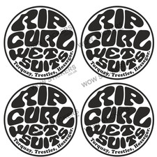 Rip Curl Stickers C Car Van Man Cave Surfing (Choose size/Quantity)