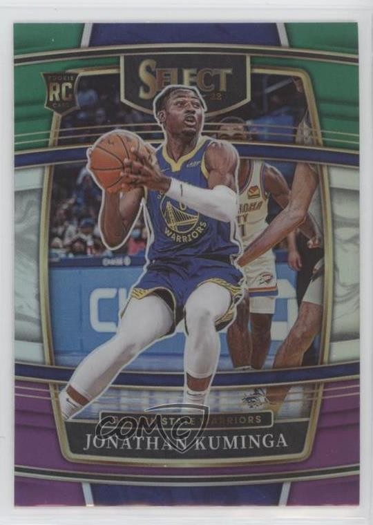 2021 Select Concourse Green White Purple Prizm Jonathan Kuminga Rookie RC 09vk