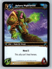 World of Warcraft TCG Ayluro Nightwind 107/220 Wrathgate Night Elf Druid