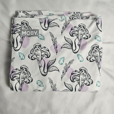 #ad Disney MOBY Little Mermaid Ariel Wrap Baby Wrap Carrier EUC $34.00