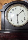 WORKING Antique Seth Thomas Adamantine 8 Day Mantle Shelf Clock & Key 10"x9"x5" — photo 6