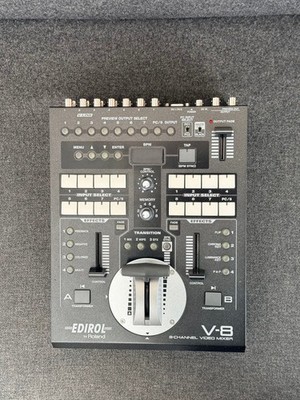 Roland EDIROL V-8 8-Channel Video Mixer VJ Live Performance Tested