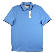 DKNY Polo Shirt Mens Small Classic Fit Bright Blue Golf Casual Short Sleeve 69