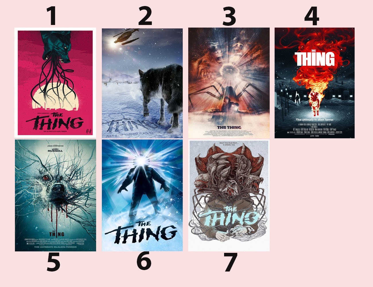 Poster di The Thing - Film Horror Classico