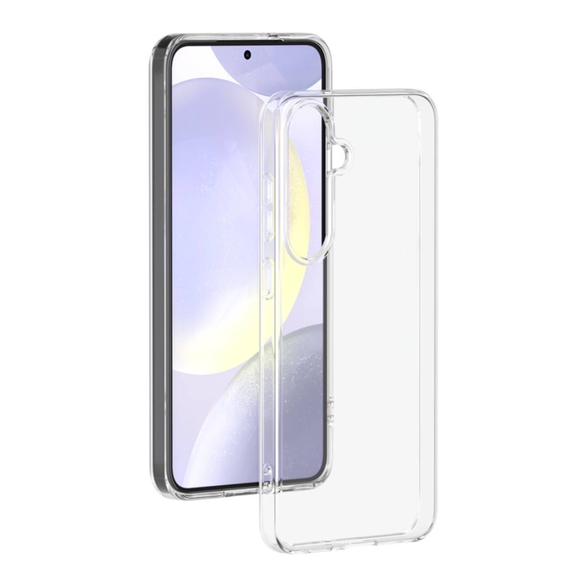Coque Galaxy S25 BigBen Connected flexible et transparente en matiere écoresponsable