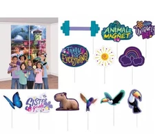 Disney Encanto Birthday Scene Setter Wall Decoration Kit Backdrop With Props