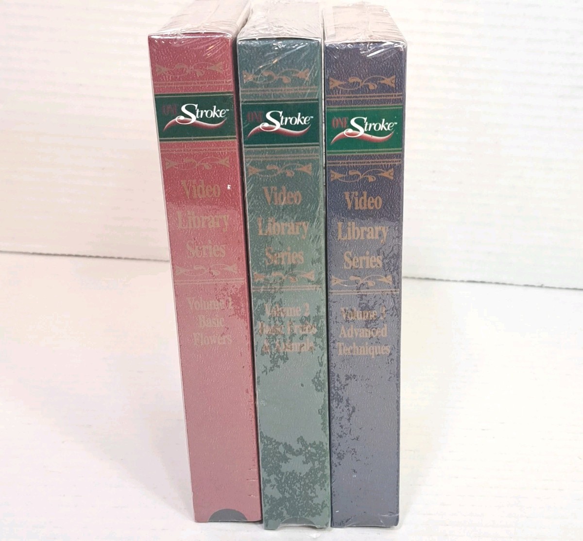 Folk Art One Stroke Video Library VHS Lot Vol 1 2 3 Dewberry Plaid