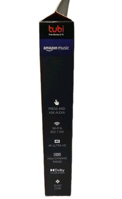 Amazon Fire TV Stick 4K Max Dongle - Black (B08MQZXN1X) for sale