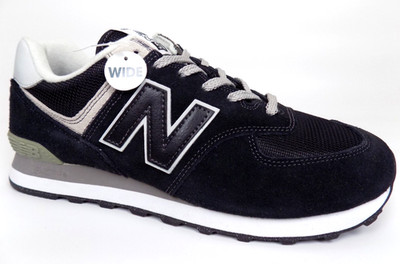New Balance Classic ML574EVB Men s Athletic Running Shoes Size 10.5 2E Black