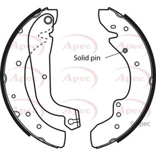 Apec Rear Brake Shoes SHU537 - OE High Quality Precision Engineered Part