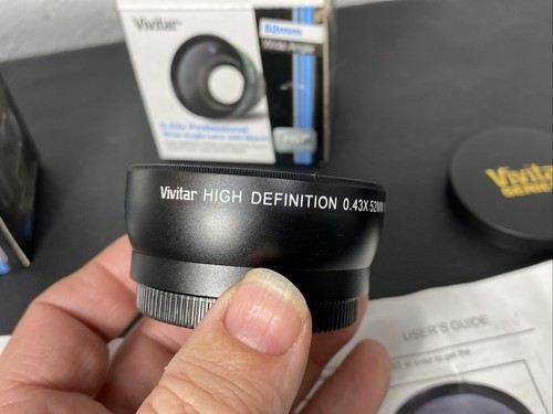 Vivitar 0,43 Weitwinkel & 2,2x Teleobjektive 52mm mit HD4 Optik - Bild 19 von 22