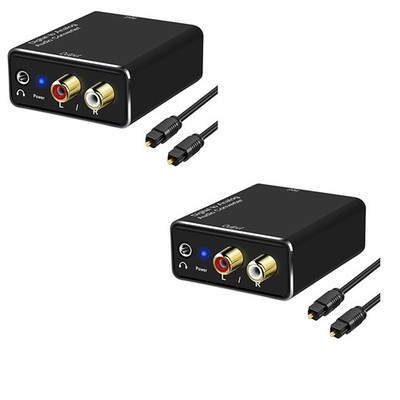 2X Digital to Analog Audio Converter, Digital SPDIF Optical to Analog9933