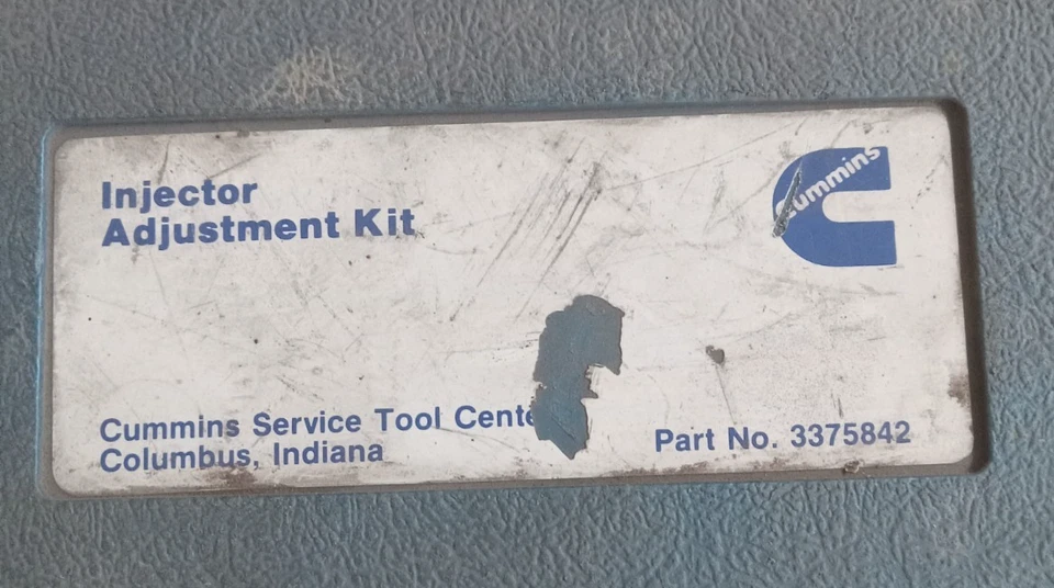 Kit de servicio de herramientas de ajuste de inyector diésel Cummins. No. 3375842 Foto 3 de 3