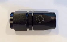 W24 -4AN / fuel / oil fitting / reusable / Swivel end 4 AN -4AN BLACK