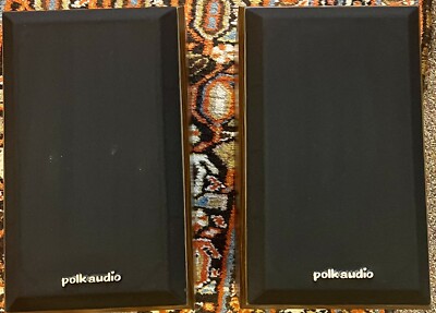 Vtg Polk Audio Monitor 4 Series 2 Simulated Wood Grain Stereo