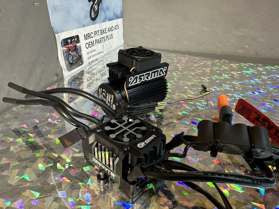 Spektrum Firma Esc Motor Combo V6 Kraton EXB 6s IC5 Big Rock EXB Arrma 1/7 1/8 - Image 2 of 3