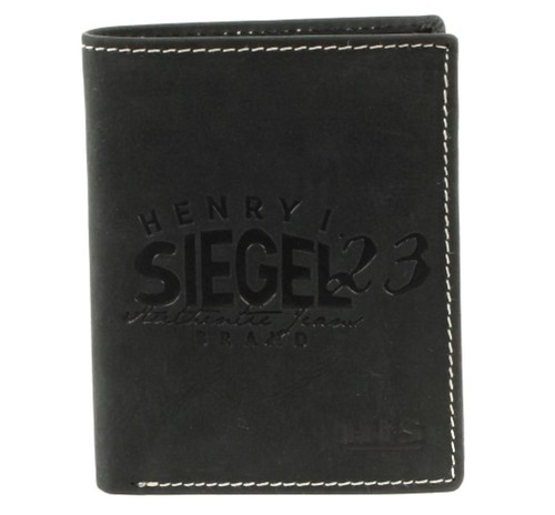H.I.S. Wallet Geldbörse Black Schwarz Neu - 第 1/4 張圖片
