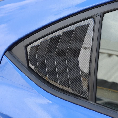 ABS Carbon Fiber Rear Window Vent Louver Covers For 2022-2025 Subaru WRX STI VB - Bild 4 von 13