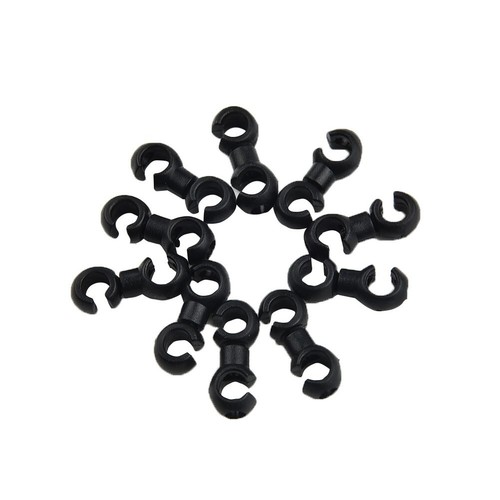 10*Fahrrad Kabel Leitfaden Bremsleitung Halter Schlauch Draht-Clips Klammer MTB - Bild 18 von 27