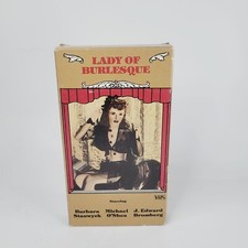 Lady of Burlesque G-String Murders VHS Horror 1940s film 1985 Tape Rare