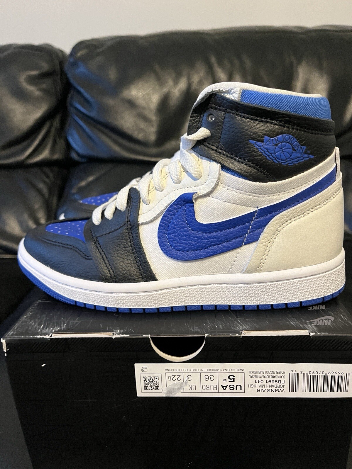 Women’s Nike Air Jordan 1 MM High Trainers, In UK Size 3, RRP £144.95 image 10