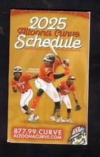 Altoona Curve 2025 Pocket Schedule Pennsylvania Lottery Pirates Affiliate