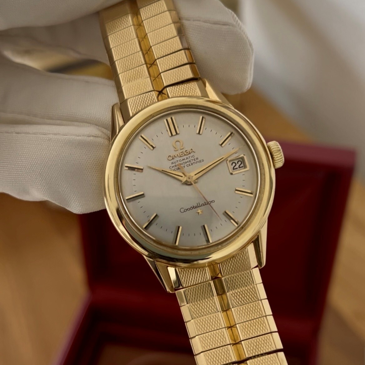1959 Vintage 18ct Gold Omega Constellation | SERVICED + GUARANTEE image 9