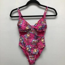 Tabitha Brown For Target Womens One Piece Swimsuit Multicolor Floral XS New