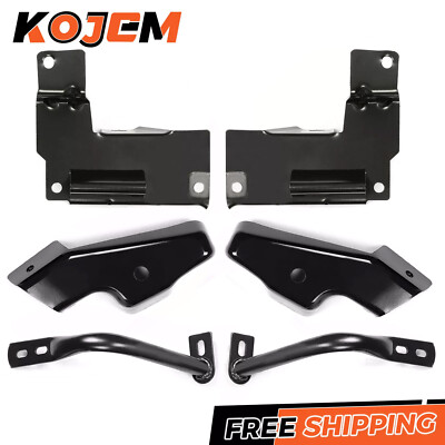 #ad New Front Driveramp;Passenger Bumper Bracket Set For 99 07 02 Silverado Sierra 1500 $18.99