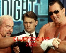 KEVIN SULLIVAN-TONY SCHIAVONE & BRUTUS BEEFCAKE  8  X 10 WRESTLING  PHOTO  WCW