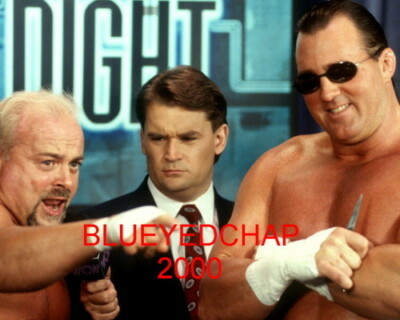 KEVIN SULLIVAN-TONY SCHIAVONE & BRUTUS BEEFCAKE  8  X 10 WRESTLING  PHOTO  WCW