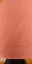 Vintage Polyester dupion soft furnishing fabric remants x 2 deep pink vintage ne